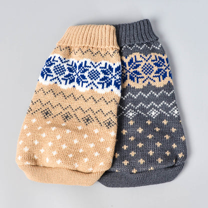 Cozy Knitted Sweater for Small Dogs