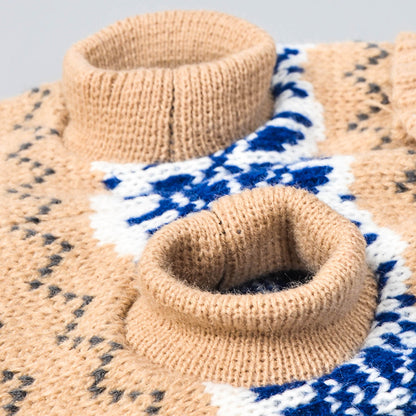 Cozy Knitted Sweater for Small Dogs