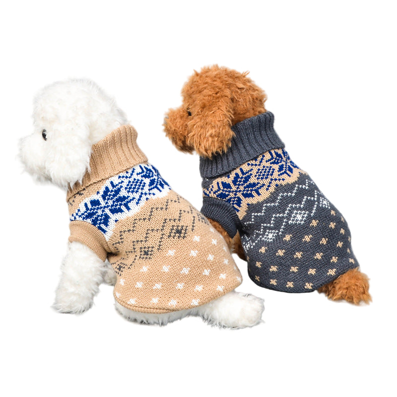 Cozy Knitted Sweater for Small Dogs