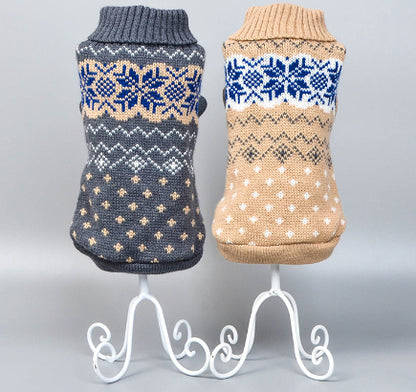 Cozy Knitted Sweater for Small Dogs